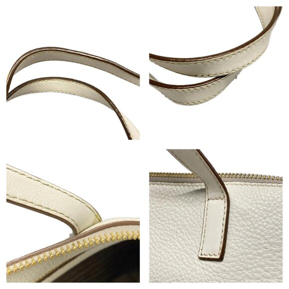 PRADA White Leather Handbag 849-081725 - Picture 9 of 14